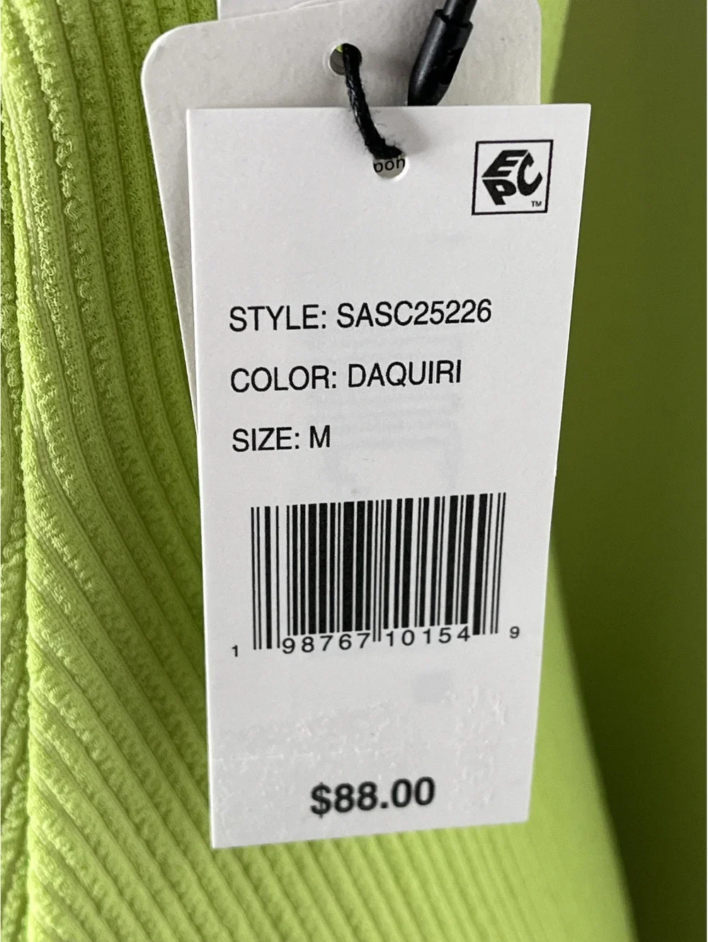 NWT Sanctuary Women's Green/Daquiri One-Piece Swimsuit Size Medium - Picture 6 of 10